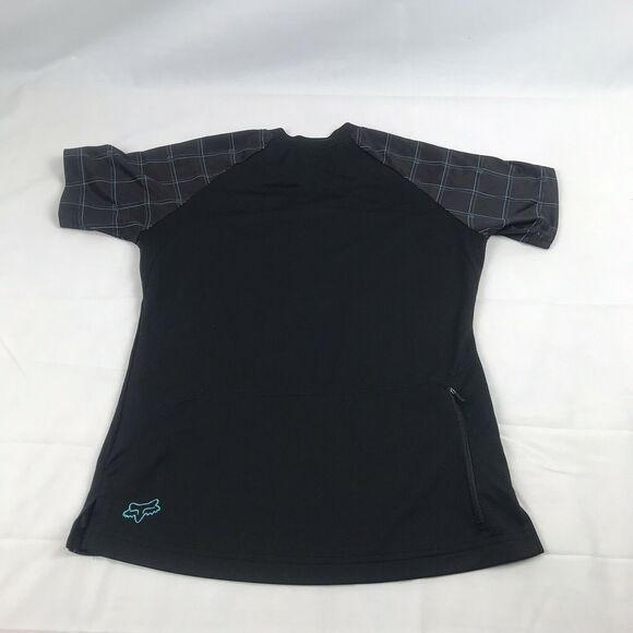 fox racing cycling jersey size small black and blue - Picture 10 of 12